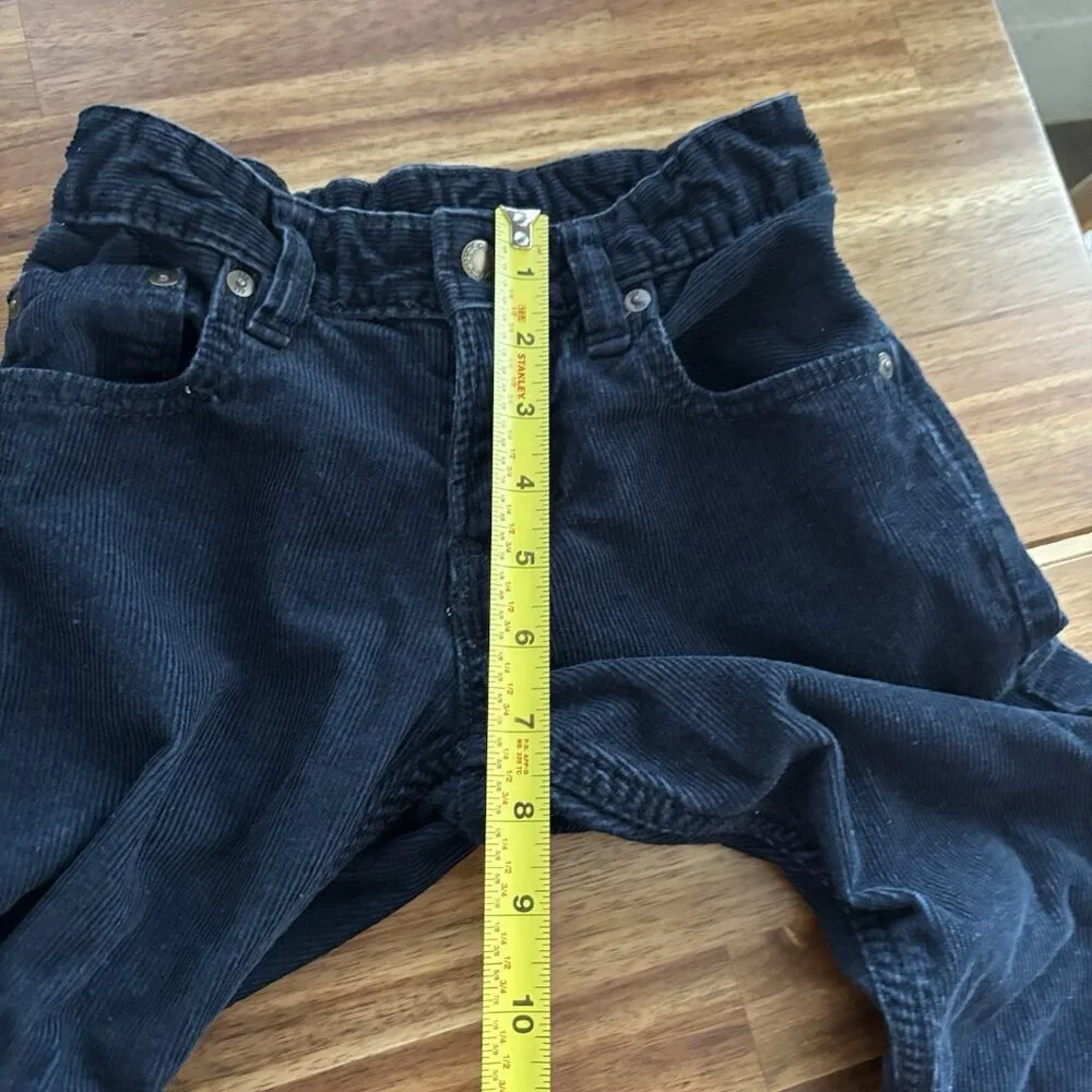 Gap Kids Blue Corduroy Pants Size 7 Straight Fit Holiday Christmas Church School
